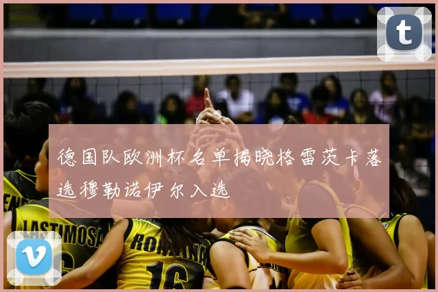 德国队欧洲杯名单揭晓格雷茨卡落选穆勒诺伊尔入选